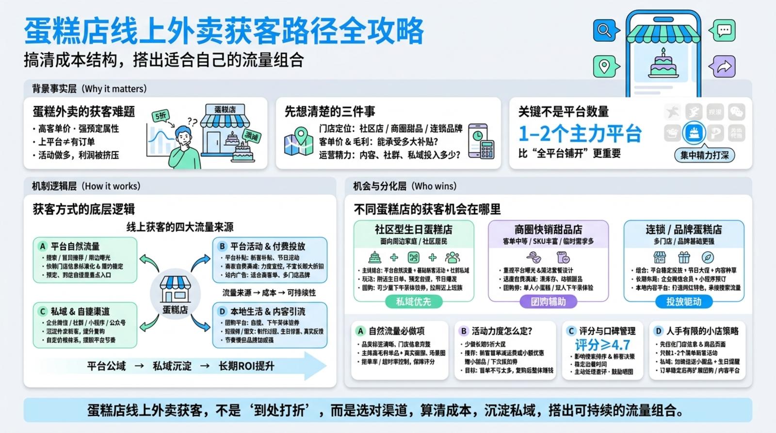 蛋糕店做线上外卖，要先想清楚什么？